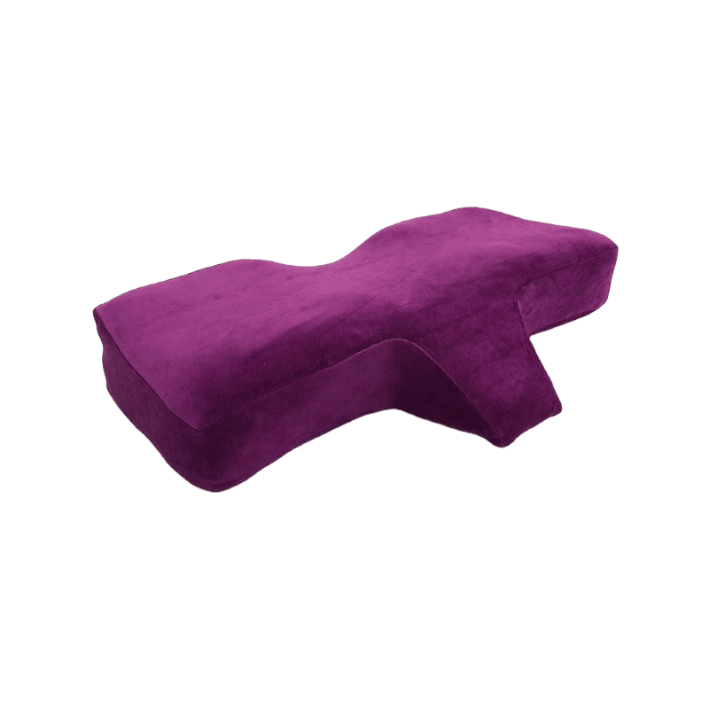 La curva ergonomica del cuscino per l'estensione delle ciglia in memory foam di alta qualità migliora i cuscini per dormire, il cuscino di supporto per il collo del poggiatesta concavo
