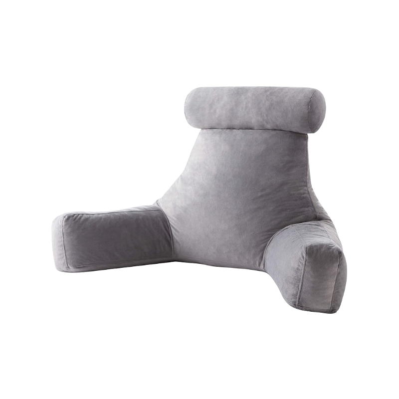 Cuscino per il riposo da lettura con bracci di supporto che riempiono memory foam Cuscino perfetto per il supporto della schiena per adulti Cuscino per leggere guardare la TV