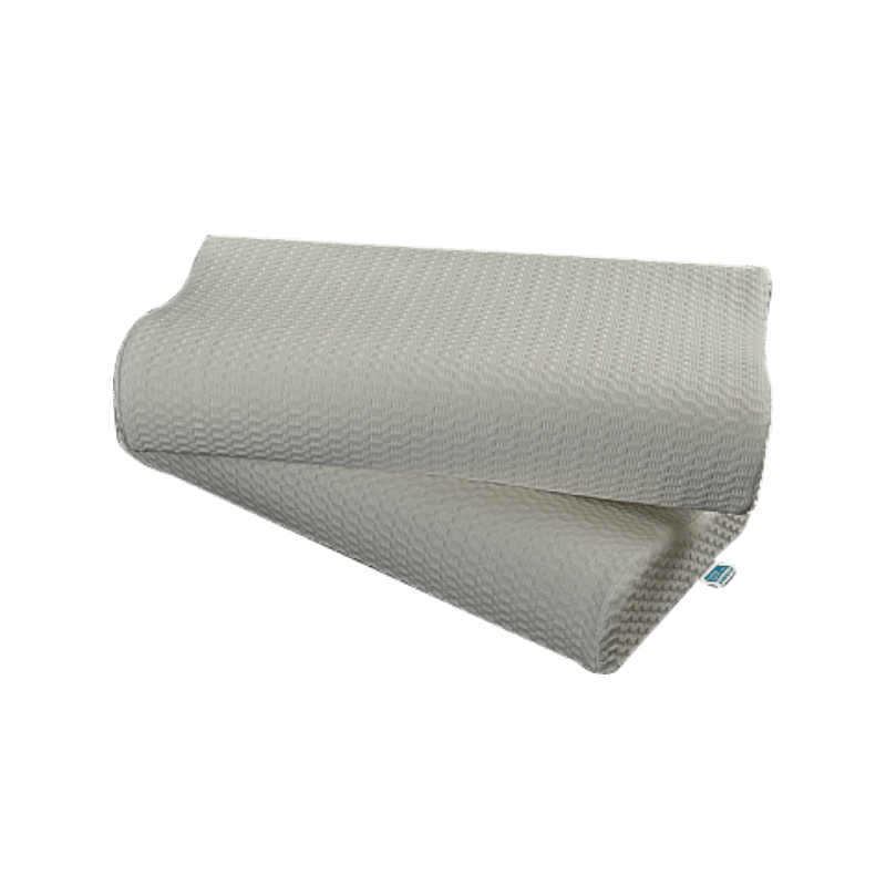 Cuscini per dormire con supporto per il collo, in memory foam, a forma di onda cervicale, per il sonno