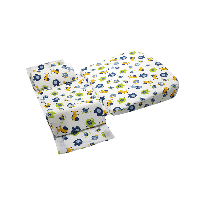 Cuscino combinato per bambini in memory foam anticaduta