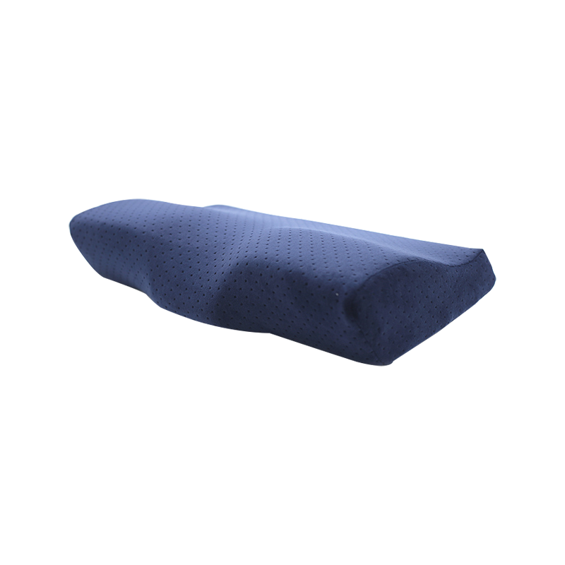 Cuscino cervicale ergonomico per cuscino cervicale in memory foam contorno vendita calda Amazon per dolore al collo Cuscino da letto per dormire 100% poliestere