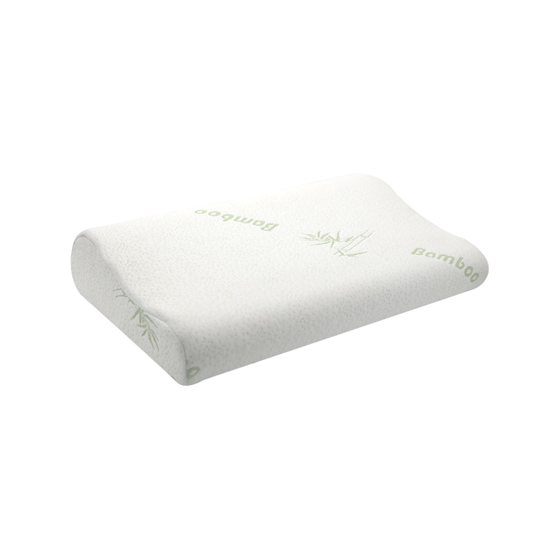 Cuscino di supporto per il collo comfort di vendita calda di Amazon, ortopedico, ipoallergenico, sano, anti-russamento, in memory foam di bambù