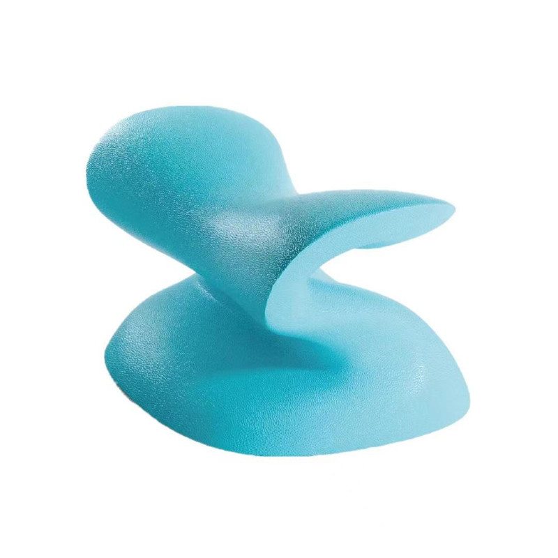 Nuovo cuscino massaggiante per il supporto del collo a forma di S autopelle La schiuma PU rilassa il cuscino per la trazione del sonno della colonna vertebrale cervicale