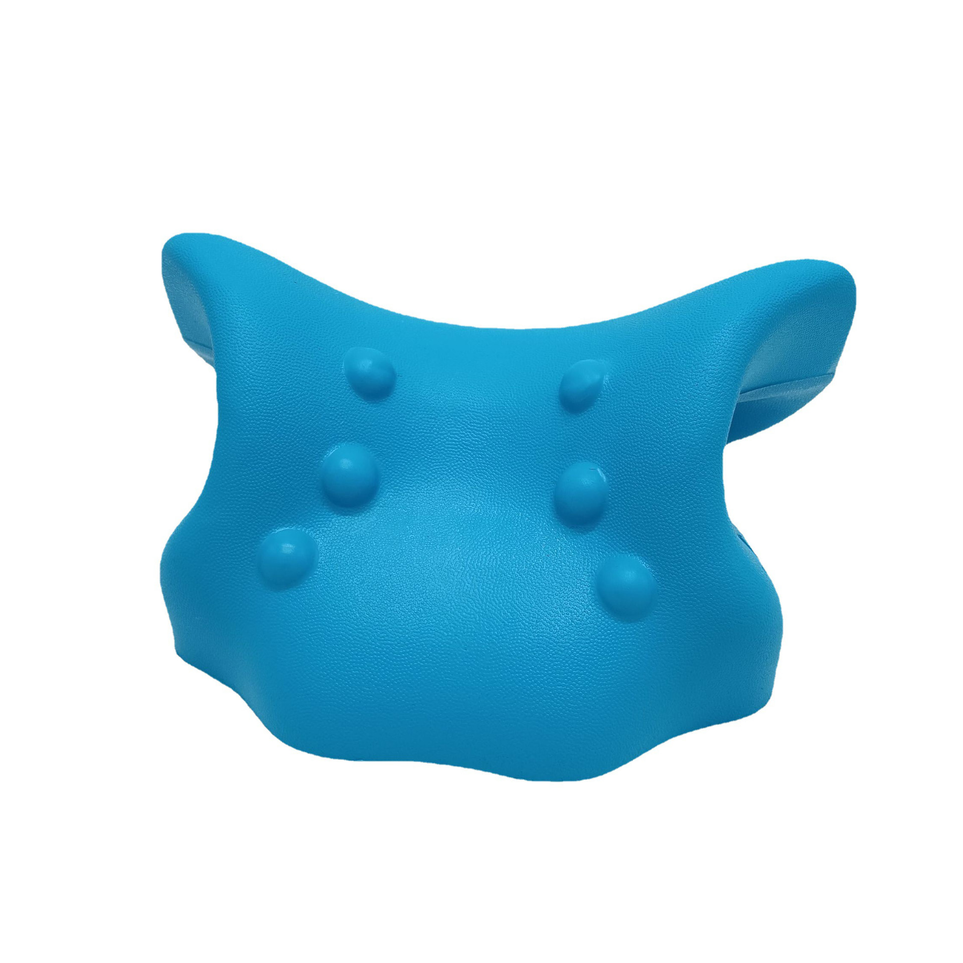 Fornitura spot Cuscino per trazione del collo in schiuma di poliuretano PU Cuscino per massaggio per la correzione del sonno Produttore di cuscini per la riparazione della colonna vertebrale cervicale