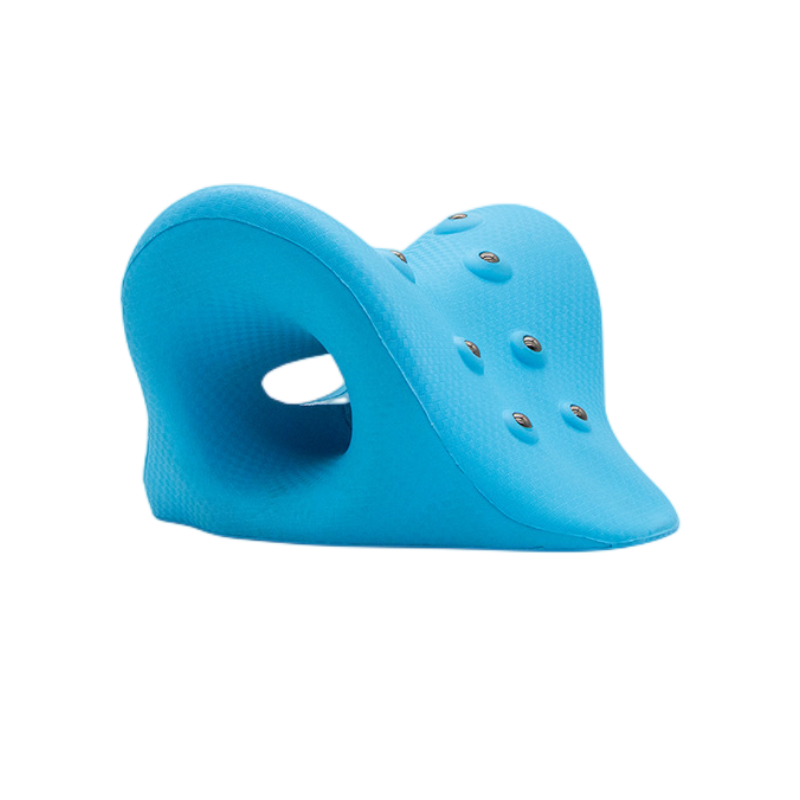 I produttori personalizzano il nuovo cuscino per la terapia magnetica della colonna vertebrale cervicale, supporto per il collo, design a doppio punto convesso, per rilassare il cuscino per il massaggio della colonna vertebrale cervicale