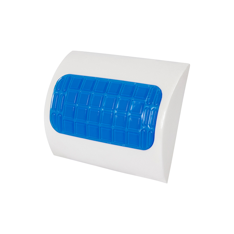 Cuscino di supporto per la schiena Cuscino dallo stile piacevolmente semplice con cuscino per schienale per auto in poliestere tinta unita